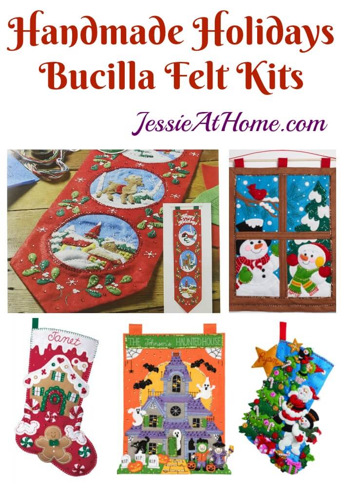 Handmade Holidays - Bucilla felt kits for DIY fun!